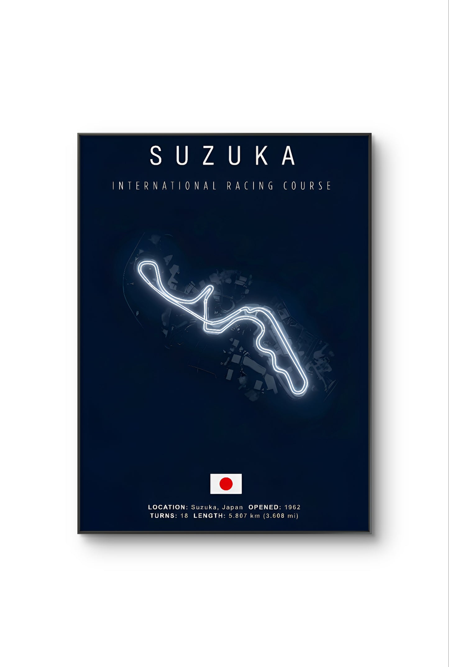 Suzuka 3D racetrack 40X60cm