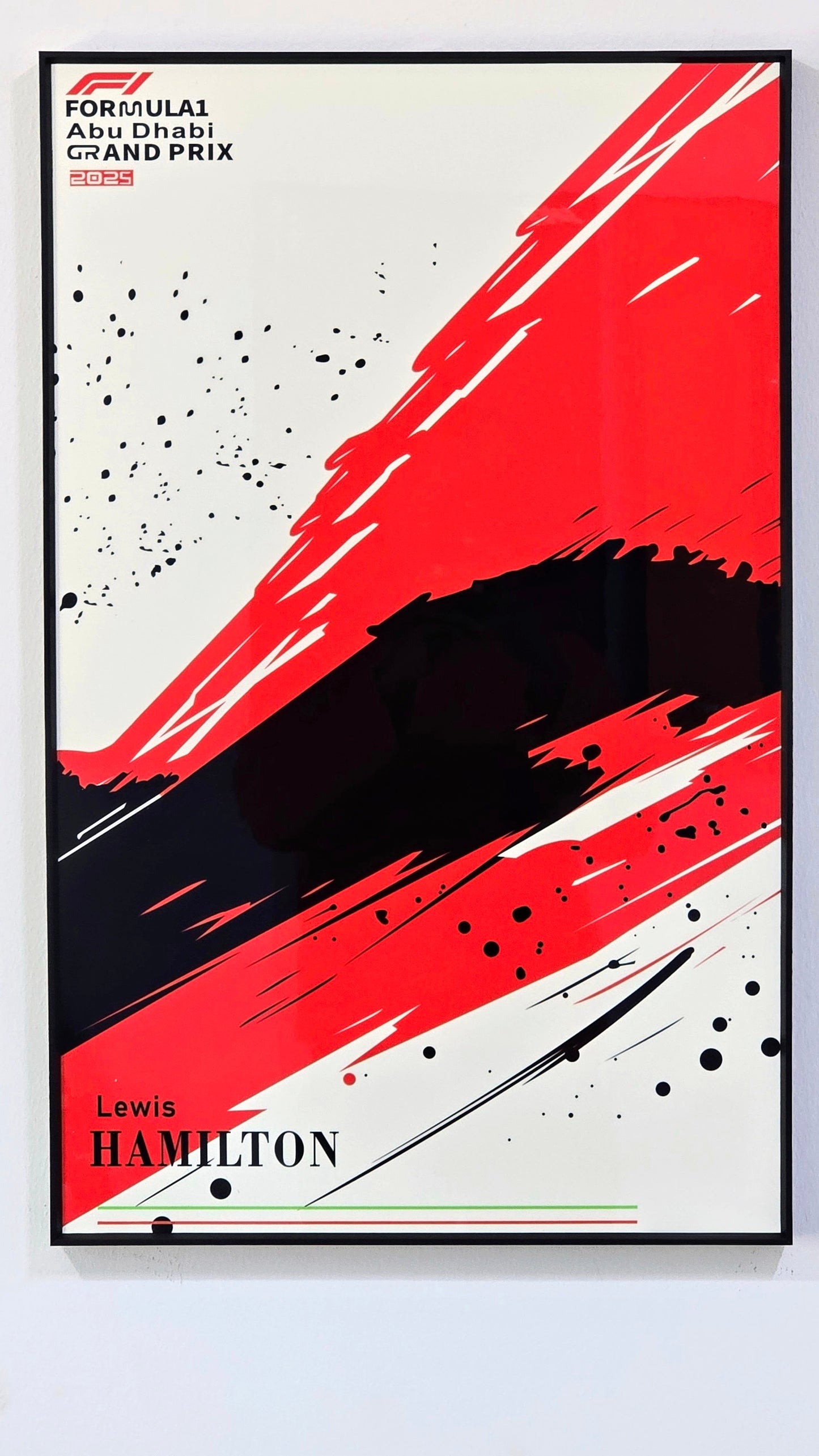 Aluminium Alloy 50x80cm Frame designed for Ferrari SF-24 F1 1:8 scale ( car not included)