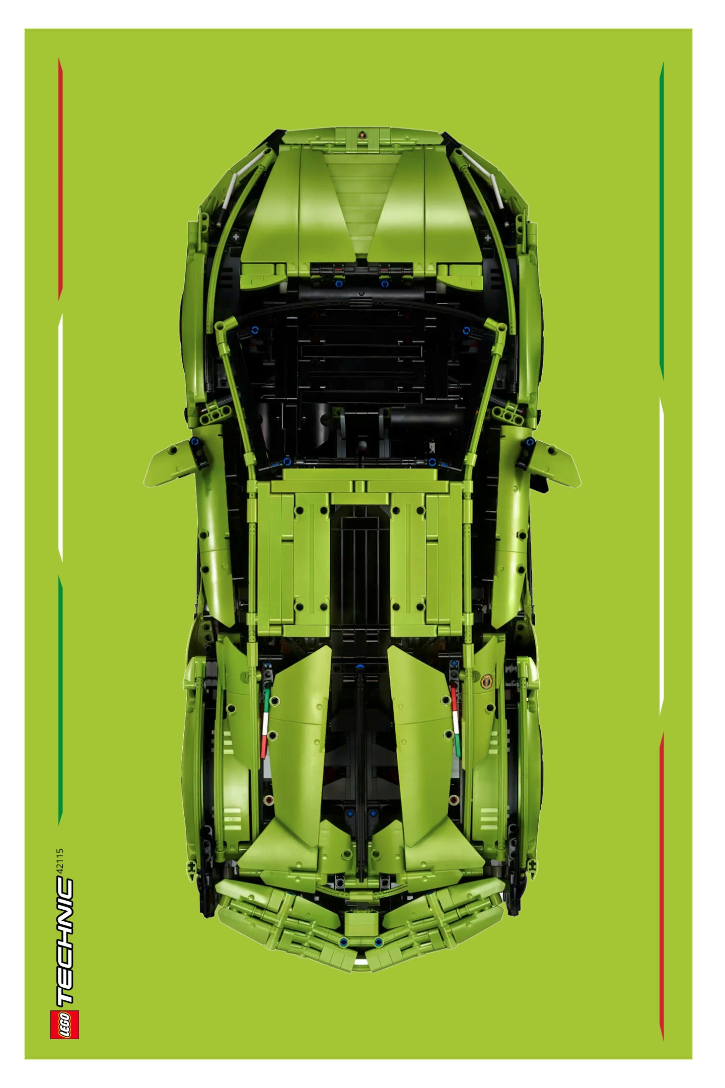 Aluminium Alloy 50x80cm Frame & Lamborghini sain  1:8 scale (car fully assembled)