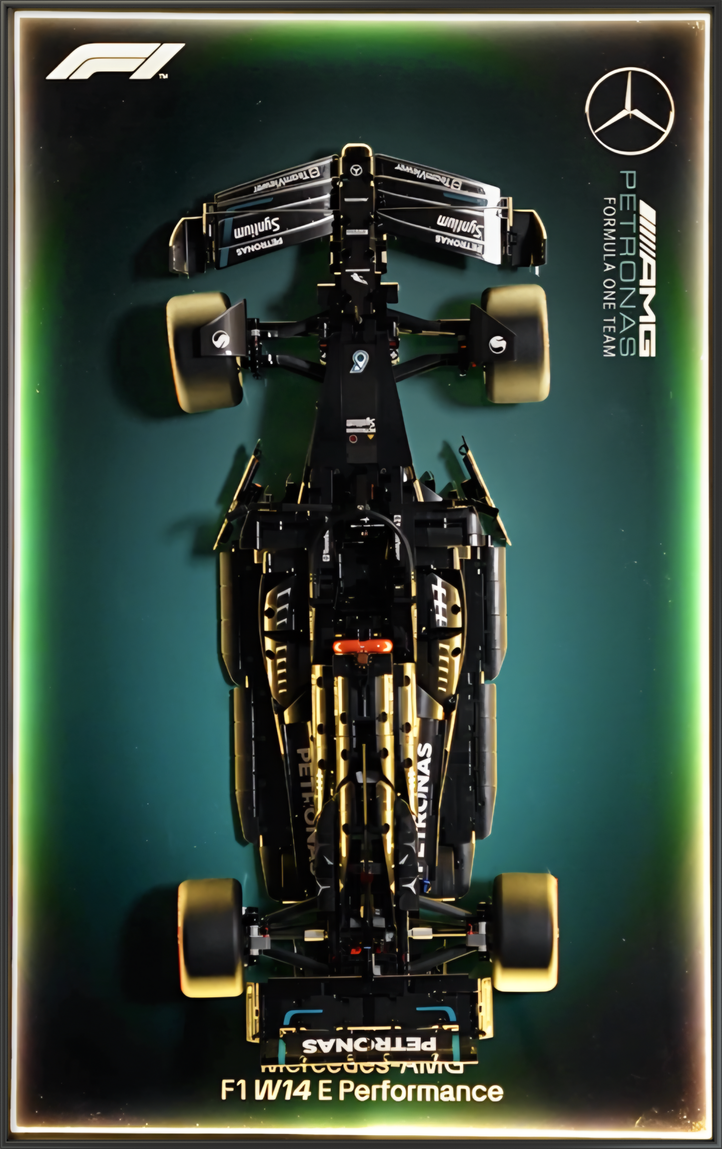 Aluminium Alloy 50x80cm Frame designed for Mercedes F1 1:8 scale (car not included)