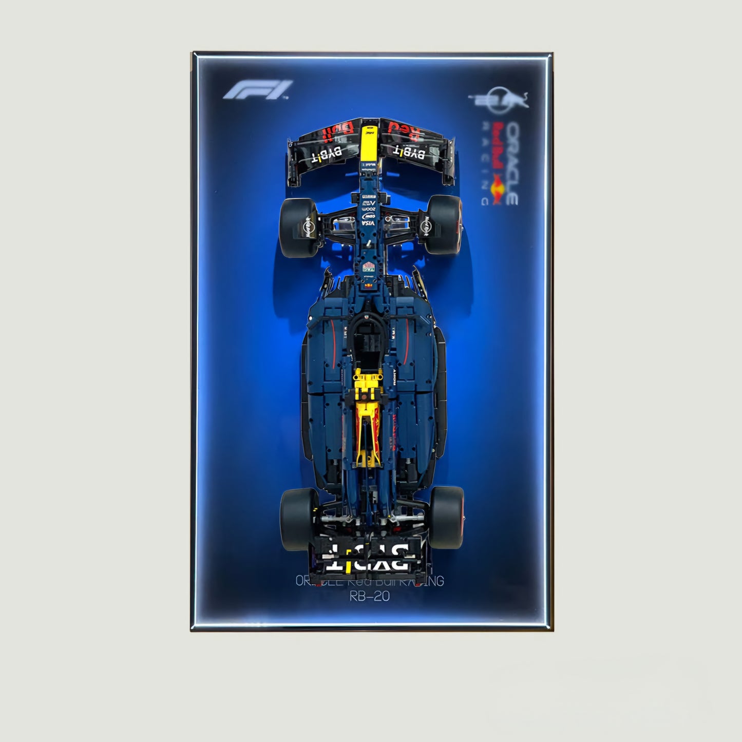 Aluminium Alloy 50x80cm frame designed for Red bull F1 1:8 scale (car not included)