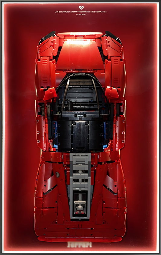 Aluminium Alloy 50x80cm Frame designed for Ferreri 1:8 scale (car not included)