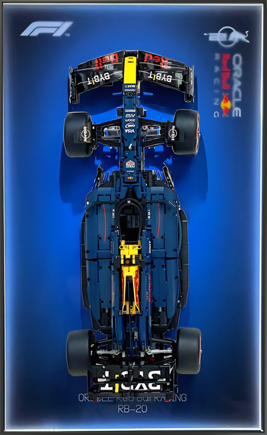 Aluminium Alloy 50x80cm frame designed for Red bull F1 1:8 scale (car not included)
