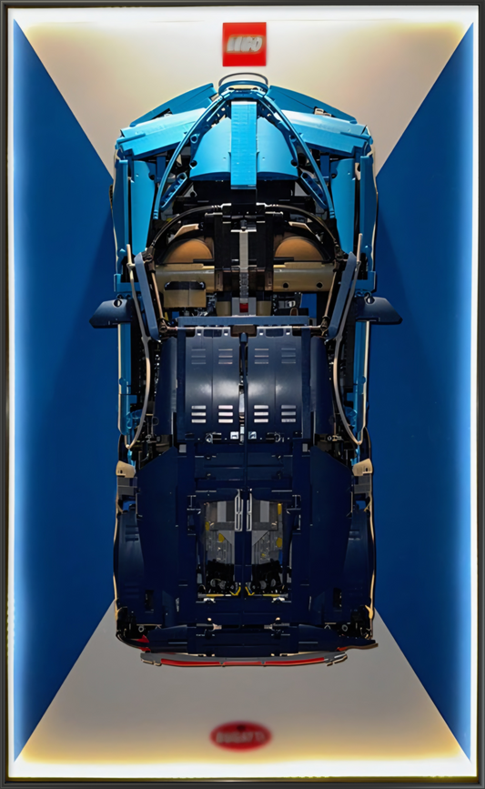 Aluminium Alloy 50x80cm Frame designed for Bugatti 1:8 scale (car not included)