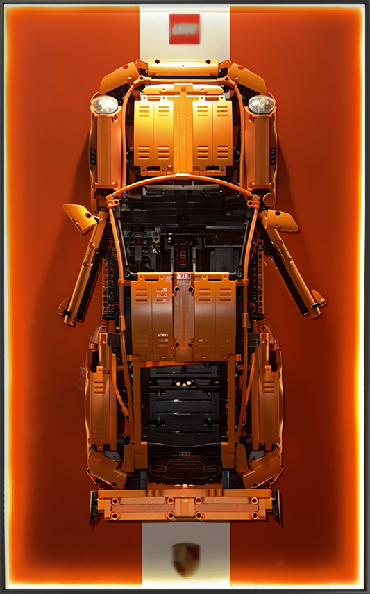 Aluminium Alloy 50x80cm Frame designed for Porsche GT3 RS 1:8 scale (car not included)