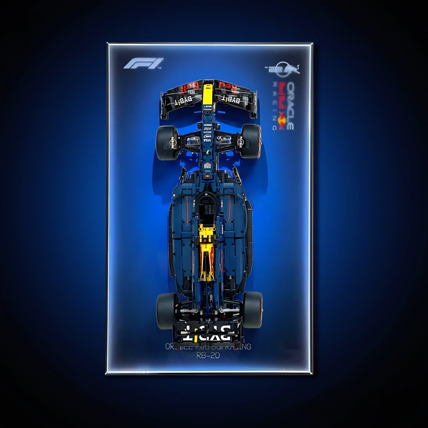 Aluminium Alloy 50x80cm frame designed for Red bull F1 1:8 scale (car not included)